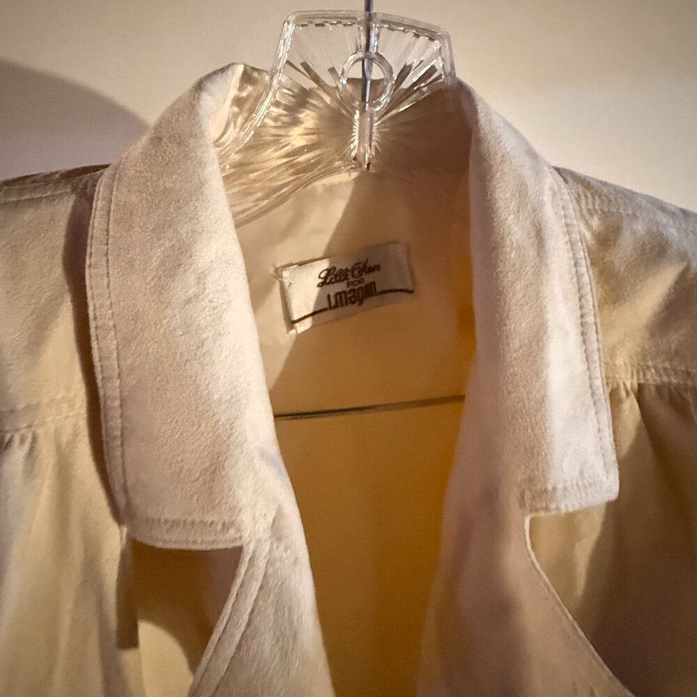 Lilli Ann for I Magnin Butter Yellow Facile Cropped Jacket — Vintage